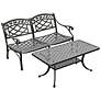 Sedona 2-Piece Charcoal Outdoor Conversation Seating Set