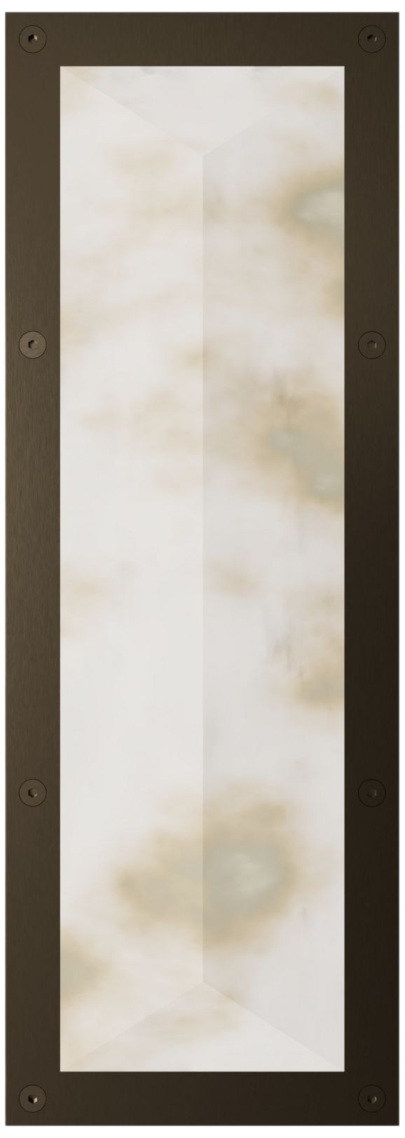 Sedona 20"H Alabaster 3-CCT LED Prism Wall Sconce in Aged Brass