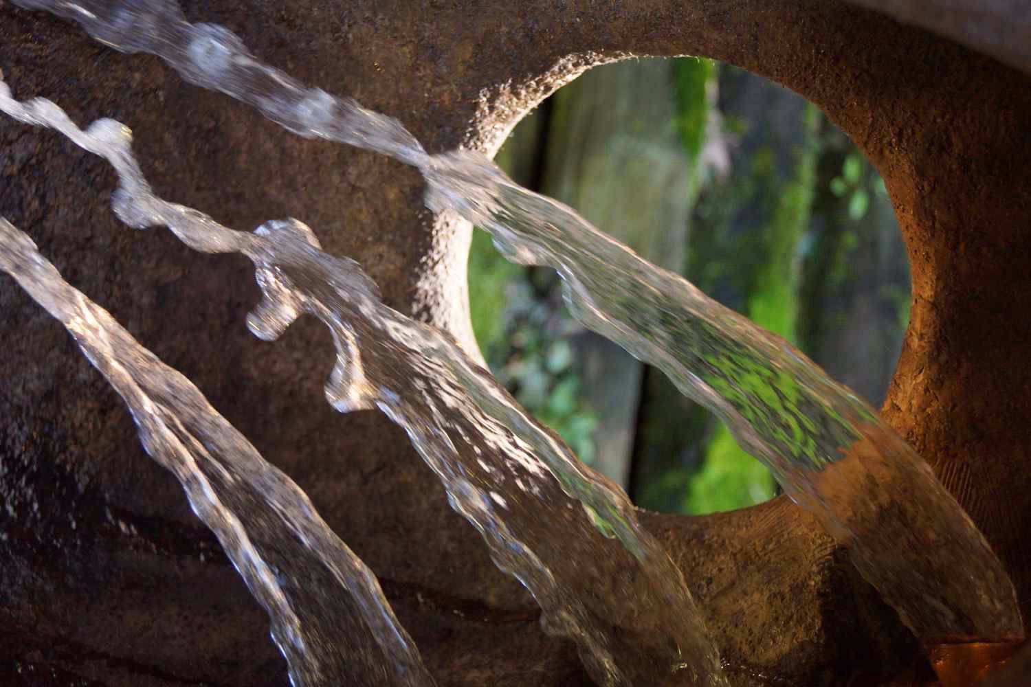 Image 3 Sedona 48" High Relic Lava Cast Stone Modern Fountain - Made to Order more views