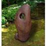 Sedona 48" High Relic Lava Cast Stone Modern Fountain