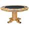 Sedona 54" Wide Rustic Oak Wood Game Table