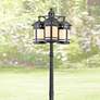 Sedona 86" High 3-Lantern Oiled Bronze Outdoor Post Light