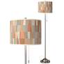 Sedona Brushed Nickel Pull Chain Floor Lamp