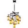 Sedona Collection 32 1/2" Wide 9-Light Art Glass Chandelier