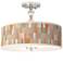 Sedona Giclee 16" Wide Semi-Flush Ceiling Light