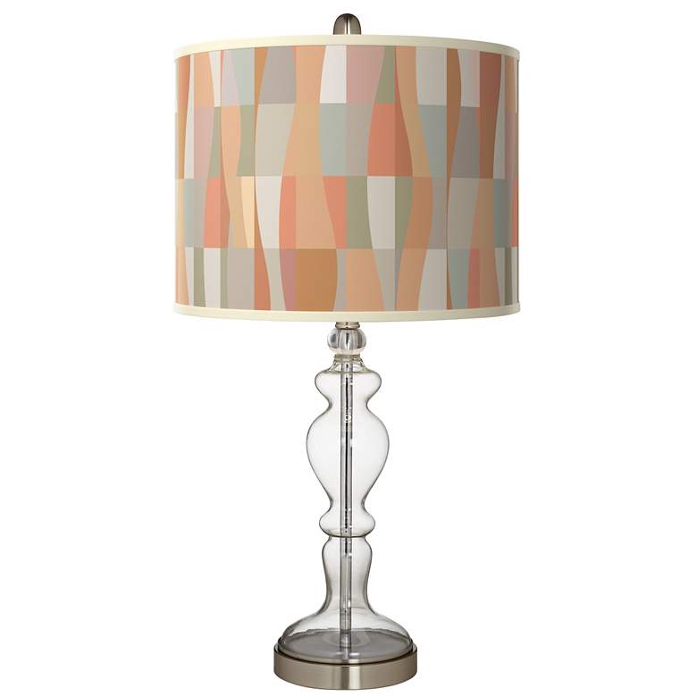 Image 1 Sedona Giclee Apothecary Clear Glass Table Lamp