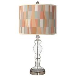 Sedona Giclee Apothecary Clear Glass Table Lamp