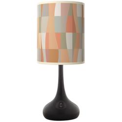 Sedona Giclee Black Droplet Table Lamp