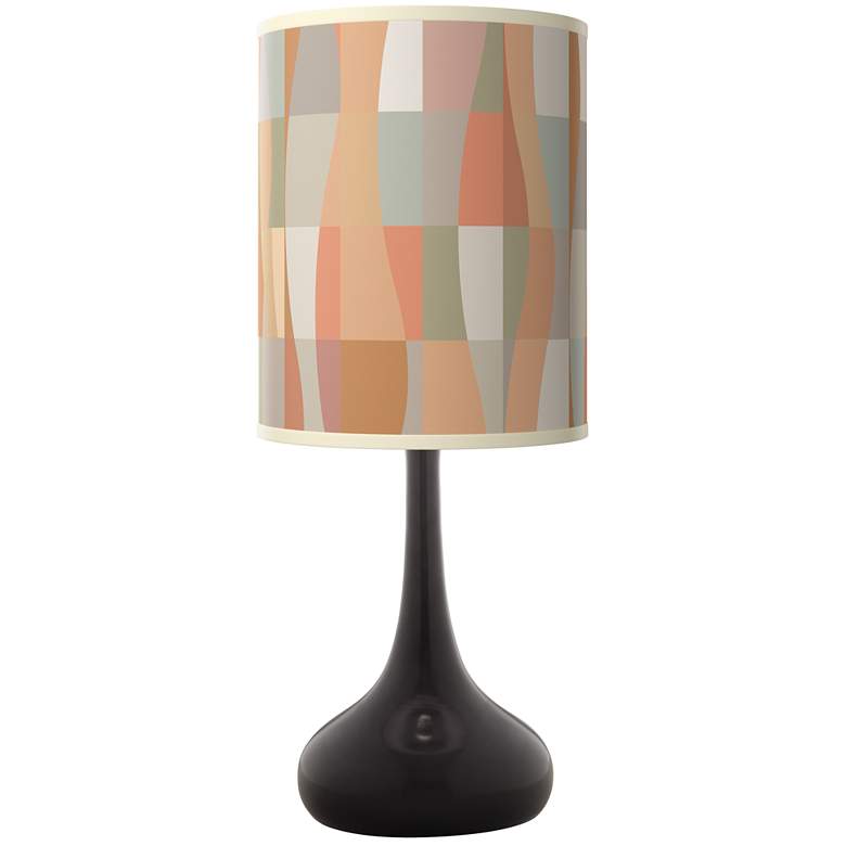 Image 1 Sedona Giclee Black Droplet Table Lamp