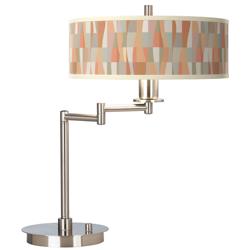 Sedona Giclee CFL Swing Arm Desk Lamp