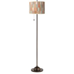 Sedona Giclee Glow Bronze Club Floor Lamp