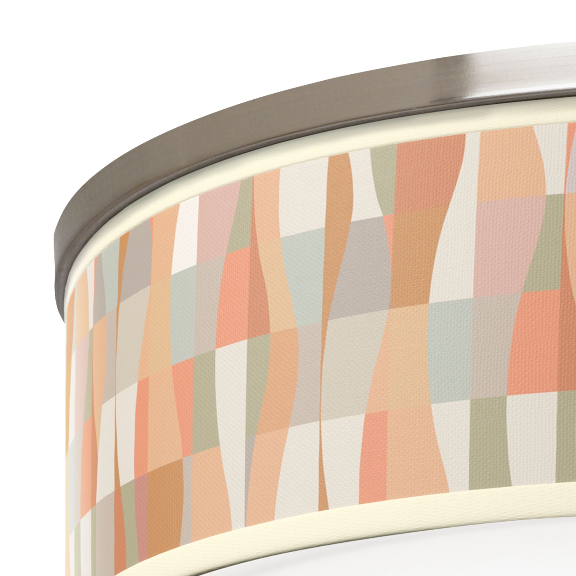 Image 2 Sedona Giclee Nickel 20 1/4" Wide Ceiling Light more views