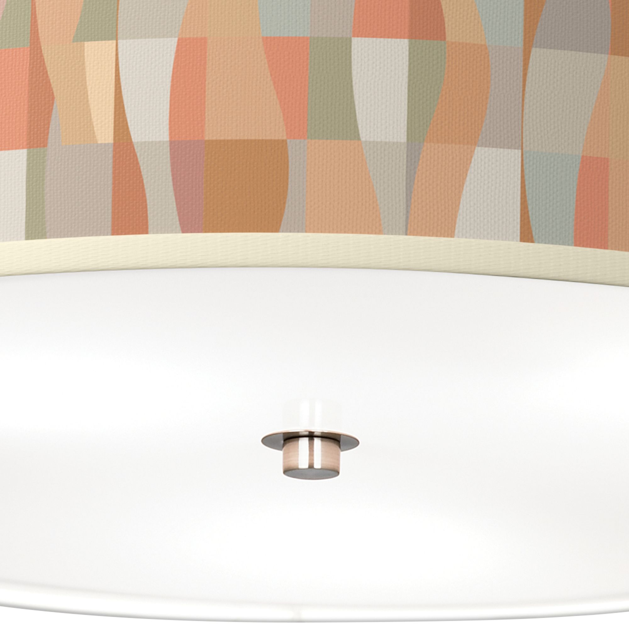 Image 3 Sedona Giclee Nickel 20 1/4" Wide Ceiling Light more views