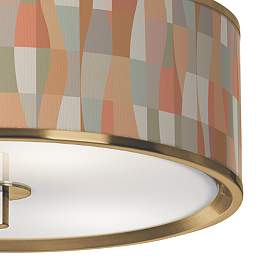 Image3 of Sedona Gold 14" Wide Ceiling Light more views