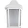 Sedona Narrow 3000K LED White Composite Outdoor Wall Light Frosted Lens