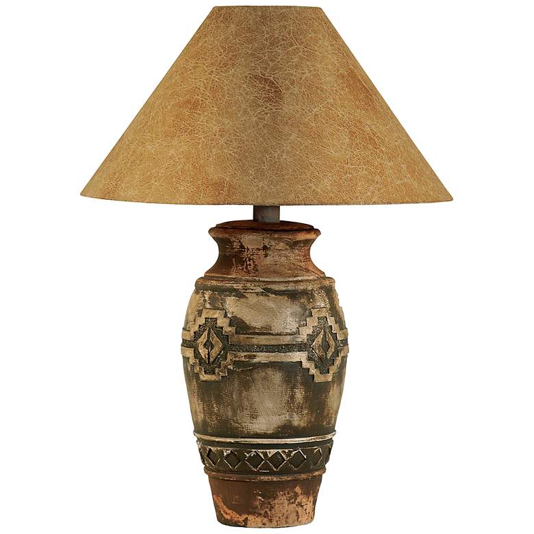 Image 1 Sedona Petroglyph 29" High Rustic Western Southwest Table Lamp