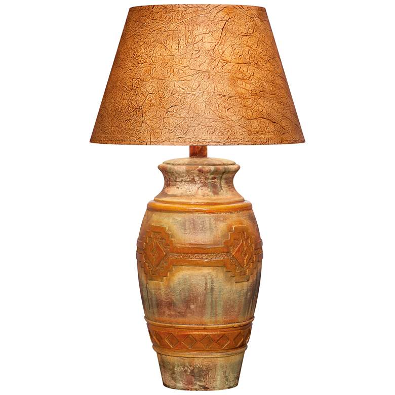 Image 1 Sedona Rainbow Desert 29 inch Rustic Western Southwest Style Table Lamp