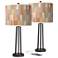 Sedona Susan Dark Bronze USB Table Lamps Set of 2