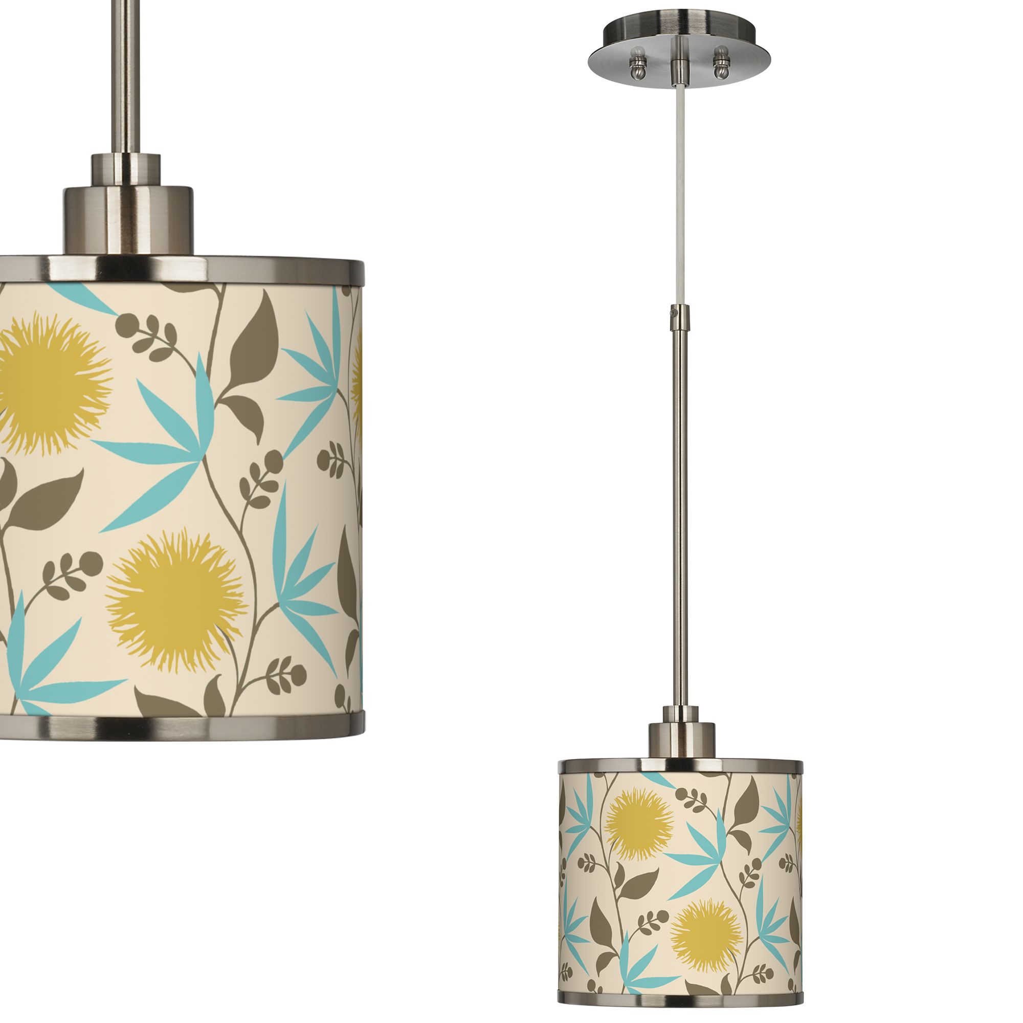 Seedling by Thomas Paul Dahlia Mini Pendant Light