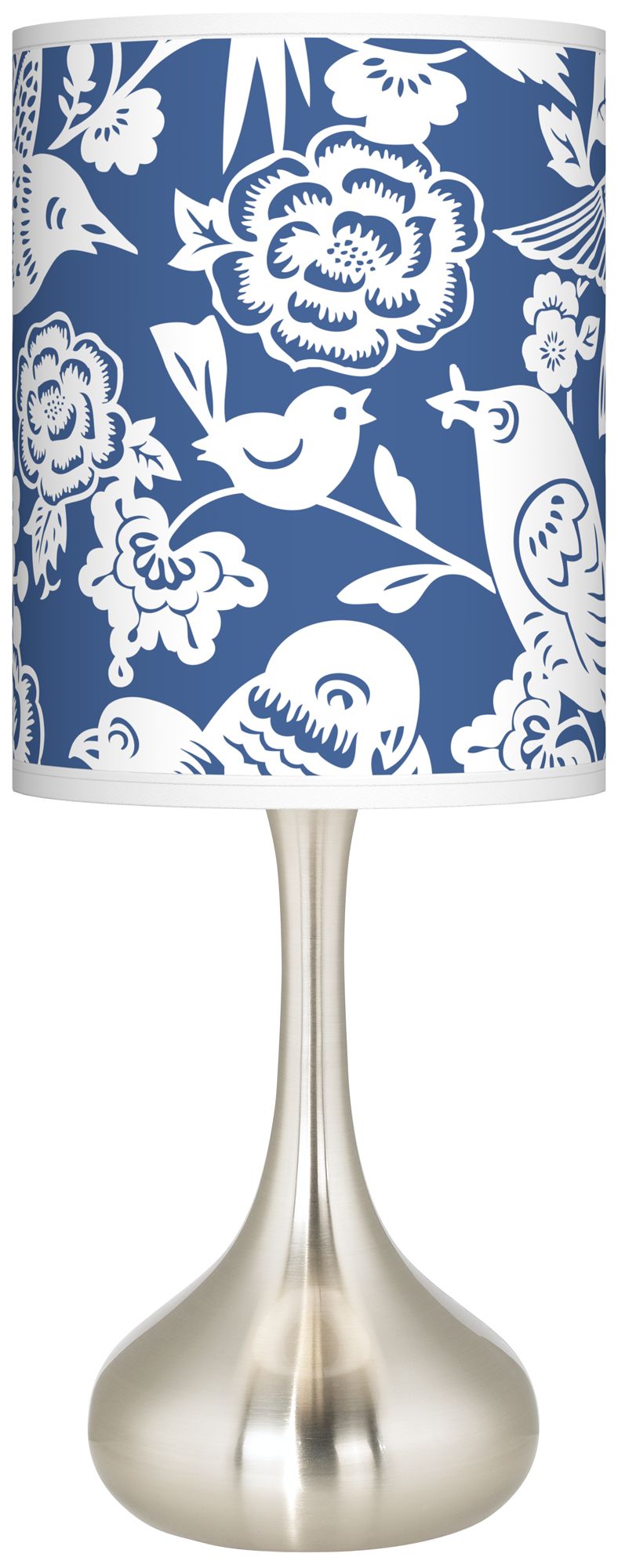 Seedling by Thomas Paul Droplet 23 1/2" Blue Aviary Shade Table Lamp
