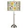 Seedling by thomaspaul 28" Dahlia Shade with Brushed Nickel Table Lamp
