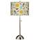 Seedling by thomaspaul 28" Dahlia Shade with Brushed Nickel Table Lamp