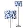 Seedling by thomaspaul 63" High 2-Light Aviary Shade Nickel Floor Lamp