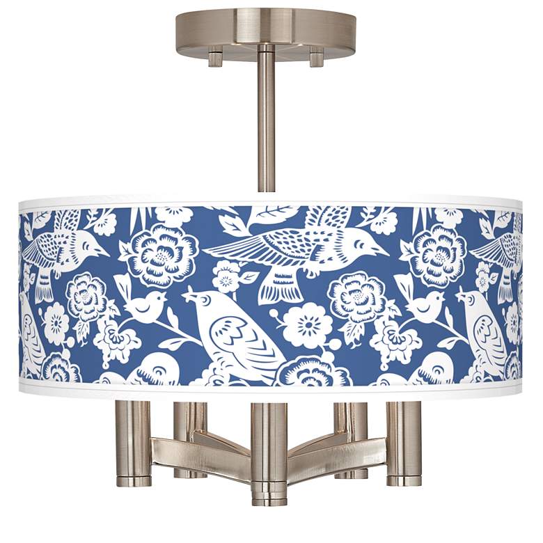 Image 1 Seedling by thomaspaul Aviary 14" Wide 5-Light Modern Ceiling Light