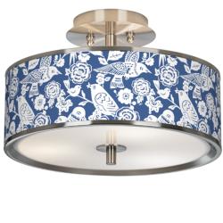 Seedling by thomaspaul Aviary Shade 14" Semi Flush Ceiling Light
