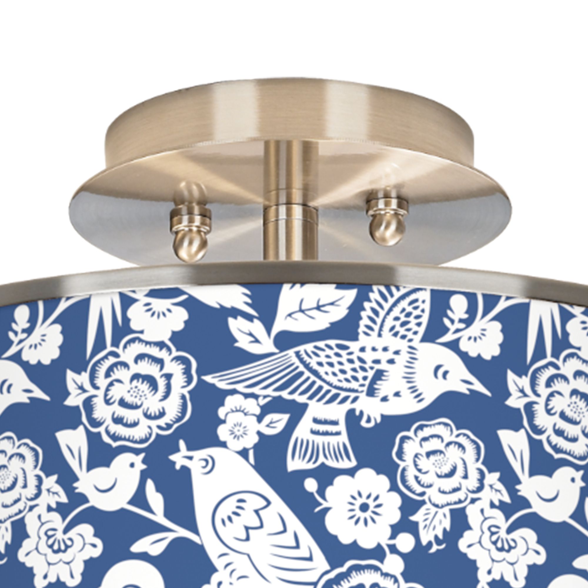 Image 2 Seedling by thomaspaul Aviary Shade 14" Semi Flush Ceiling Light more views