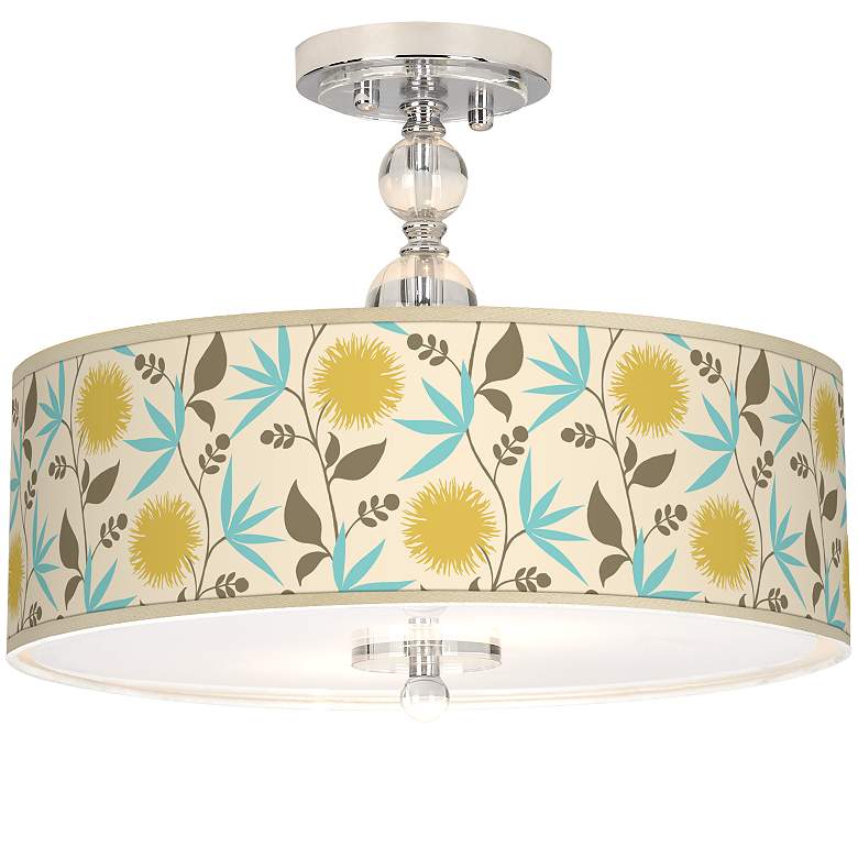 Seedling by thomaspaul Dahlia 16&quot; Wide Ceiling Light