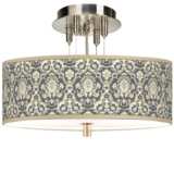 Seedling by thomaspaul Damask 14&quot; Wide Ceiling Light