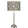Seedling by thomaspaul Damask Brushed Nickel Table Lamp