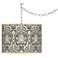 Seedling by thomaspaul Damask Swag Plug-In Chandelier