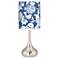 Seedling by thomaspaul Droplet 23 1/2" Blue Aviary Shade Table Lamp
