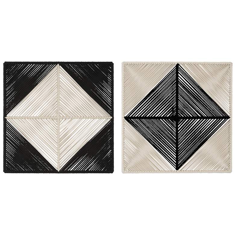 Image 3 Seeing Double 24" Square Wall Decor Set of 2