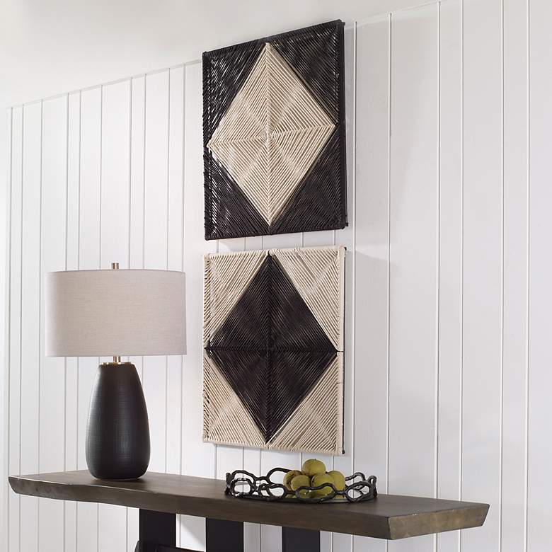 Image 5 Seeing Double 24" Square Wall Decor Set of 2 more views