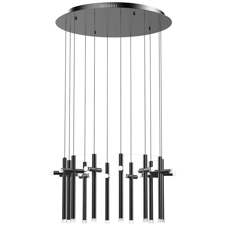 Image 1 Seesaw 35.6 inch Satin Dark Gray Pendant