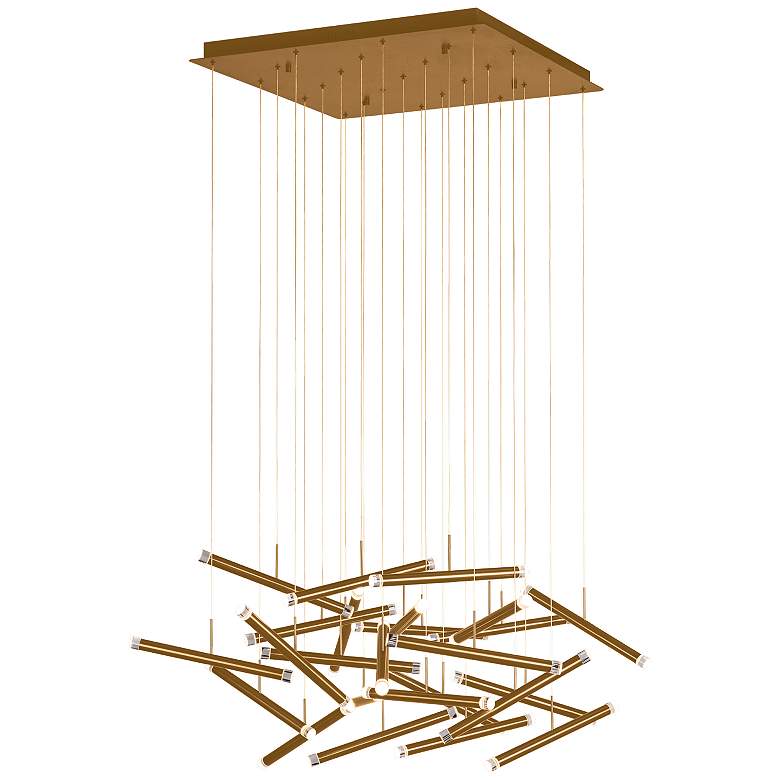 Image 1 Seesaw 41.3" Brushed Champagne Chandelier