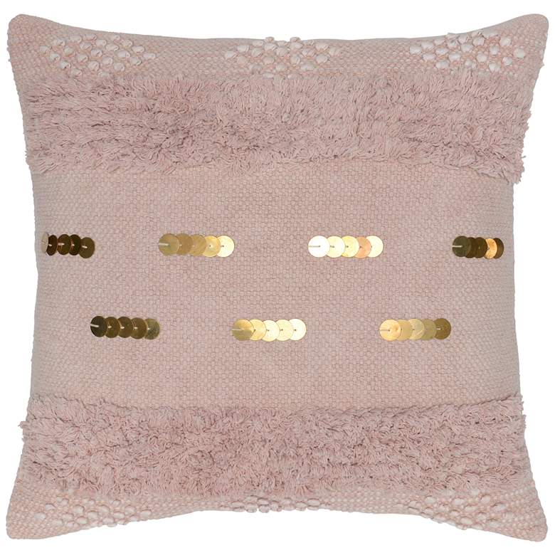 Image 1 Seine Blush 22 inch Square Decorative Pillow