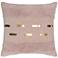 Seine Blush 22" Square Decorative Pillow