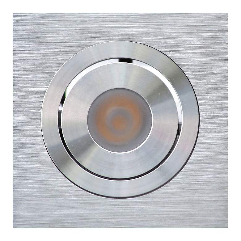 Image 1 Selbo 2 1/2"W Silver LED Recessed Mount Under Cabinet Light