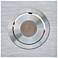Selbo 2 1/2"W Silver LED Recessed Mount Under Cabinet Light