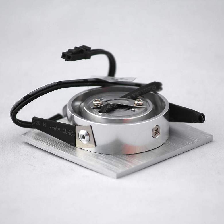 Image 3 Selbo 2 1/2"W Silver LED Recessed Mount Under Cabinet Light more views