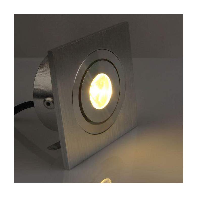 Selbo 2 1/2&quot;W Silver LED Recessed Mount Under Cabinet Light more views