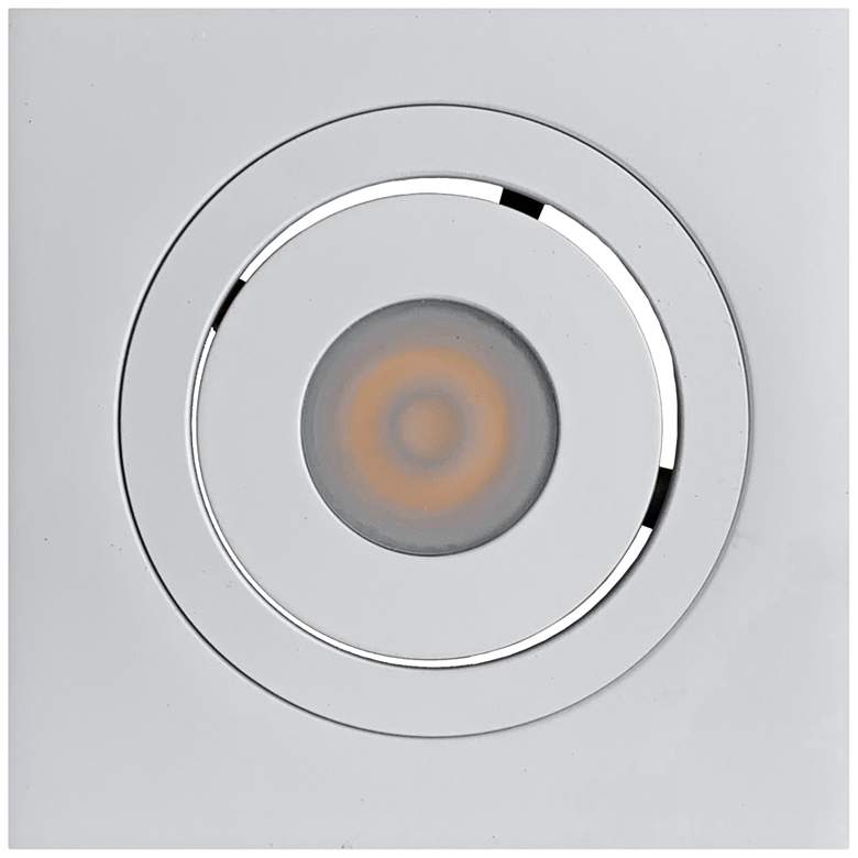 Image 1 Selbo 2 1/2 inchW White LED Recessed Mount Under Cabinet Light