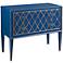 Selby Bright Blue 2-Drawer Hall Chest