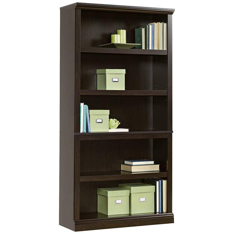 Image 1 Select 69 3/4" High 5-Shelf Split Bookcase