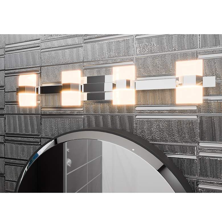 Image 1 Selena Integrated LED Polished Chrome Bath Light with CCT Switch