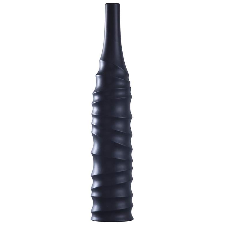 Image 1 Selena Vase - Small - Matte Black Finish on Ceramic